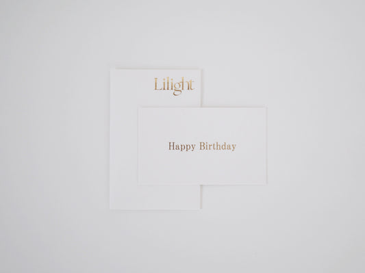 Happy birthday （封筒付き）